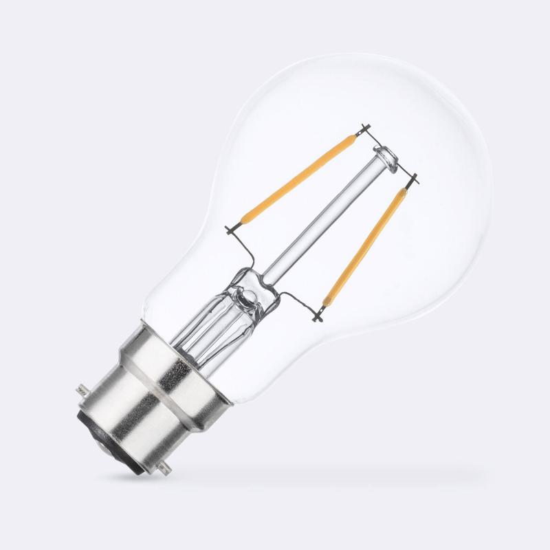 Image of 2W Non-Dimmable LED Decorative Filament GLS Bulb - Bayonet Cap
