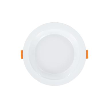 Image of Round 6W Daylight LED Downlight New Lux IP44 Cutout 90mm
