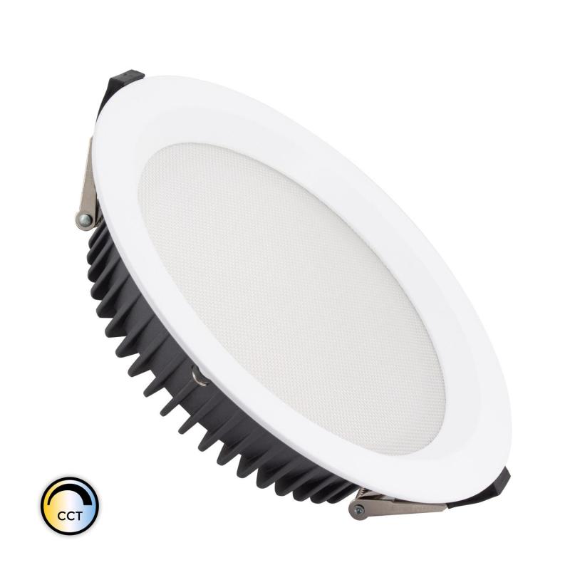 Image of SAMSUNG Aero Round 50W Colour Selectable COB LED Downlight Cutout 200mm with LIFUD Driver