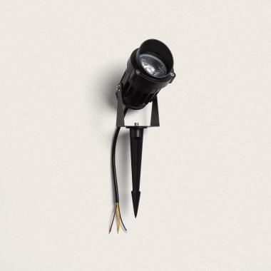 Image of Outdoor RGB 10W LED Spotlight Vetusta IP65 with Spike