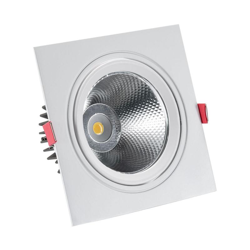Image of Square 15W COB LED Adjustable Downlight New Madison Cutout 95mm