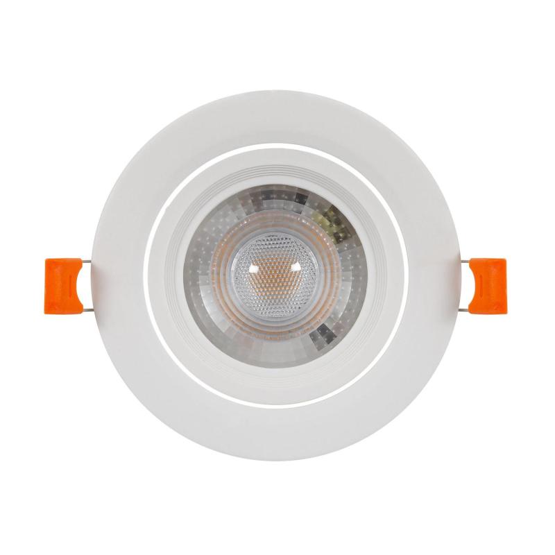 Image of Round Solid 12W COB LED Adjustable Downlight Cutout 95mm