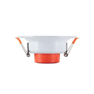 Image of Round 6W Daylight LED Downlight New Lux IP44 Cutout 90mm