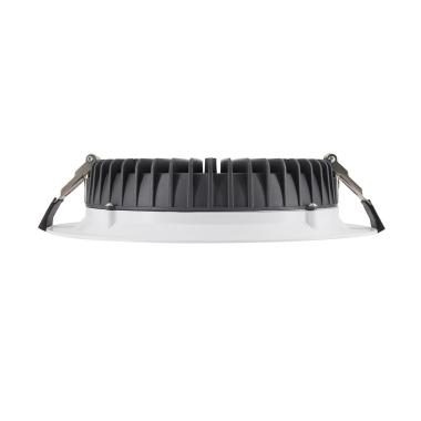 Image of SAMSUNG Aero Round 60W Colour Selectable COB LED Downlight Cutout 200mm with LIFUD Driver