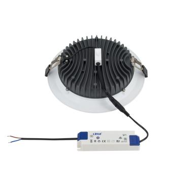 Image of SAMSUNG Aero Round 60W Colour Selectable COB LED Downlight Cutout 200mm with LIFUD Driver