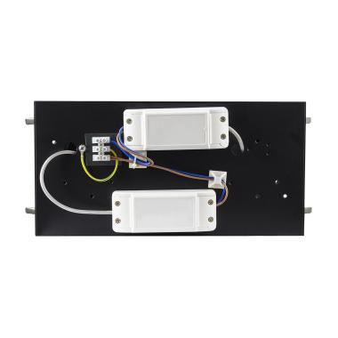 Image of Rectangular 30W Twin CREE-COB LED Adjustable Downlight Cutout 315x155mm