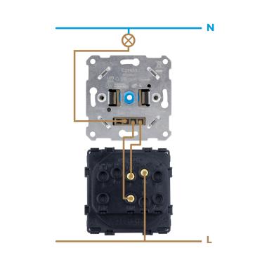 Image of TRIAC LED Dimmer Switch Universal Size