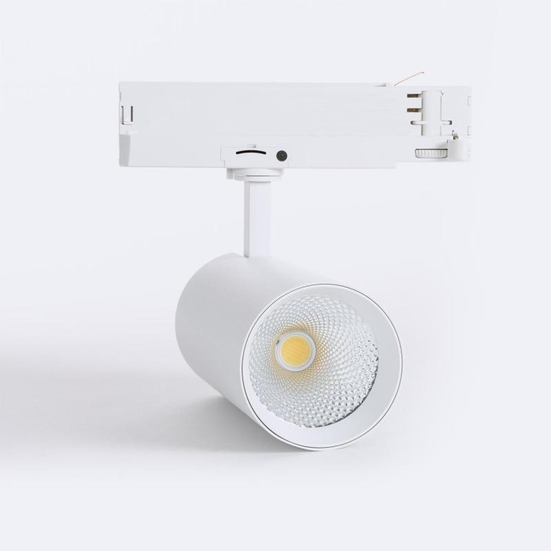Image of Three Circuit 40W Neutral White White 3500K LED Track Light Carlo