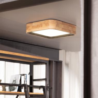 Image of Edit Dari Square 15W Selectable LED Flush Ceiling Light