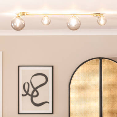 Image of Edit Amatler 4 Light Flush Ceiling Light