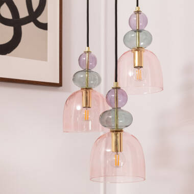 Image of Edit Baudelaire Glass 3 Light Cluster Ceiling Pendant