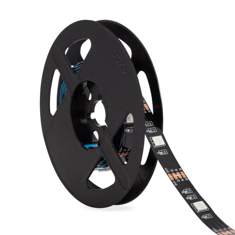 Image of Kit 5V DC RGB LED Strip with USB connector for Television