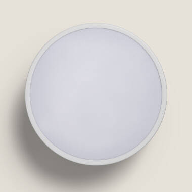 Image of Edit Whisty White Selectable LED Semi-Flush Ceiling Light