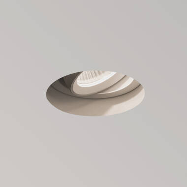 Astro Trimless Plaster-In Round 6.8W Warm White Dimmable LED Adjustable Downlight