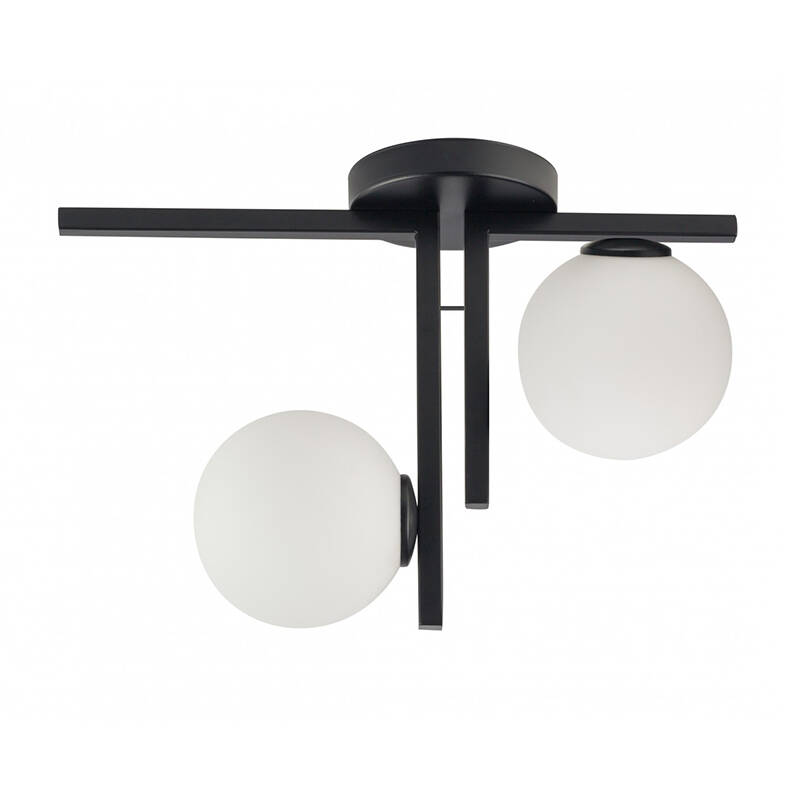 Image of Edit Link 2 Light Flush Ceiling Light