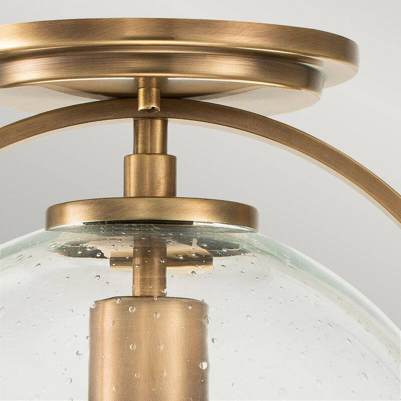 Image of Quintiesse Somerset Flush Ceiling Light
