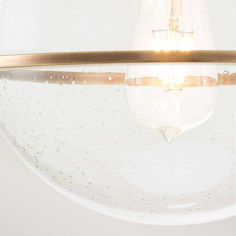 Image of Quintiesse Somerset Flush Ceiling Light