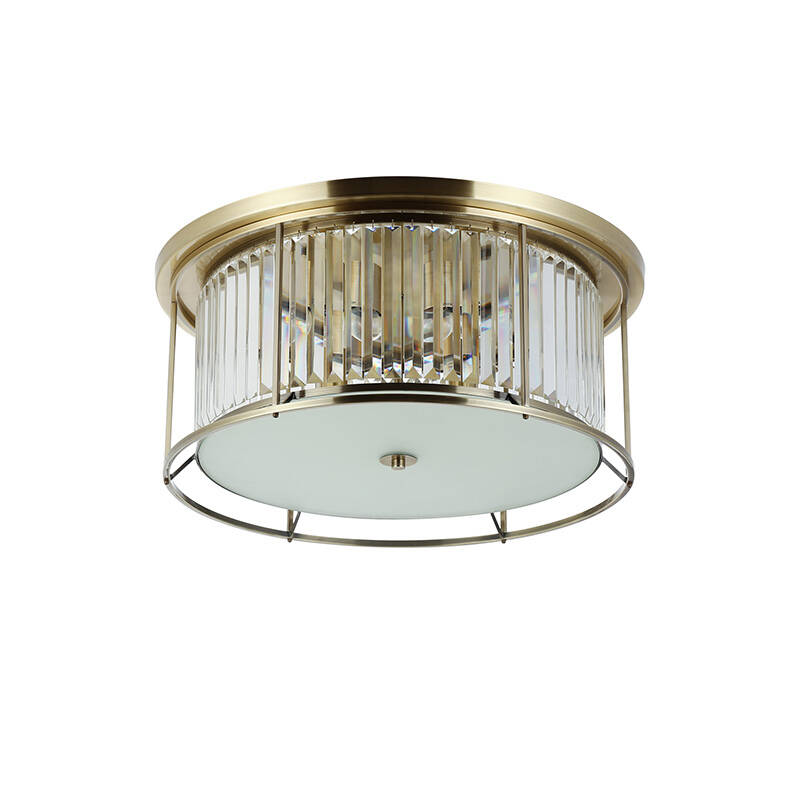 Image of Wichita 460 Crystal Flush Ceiling Light