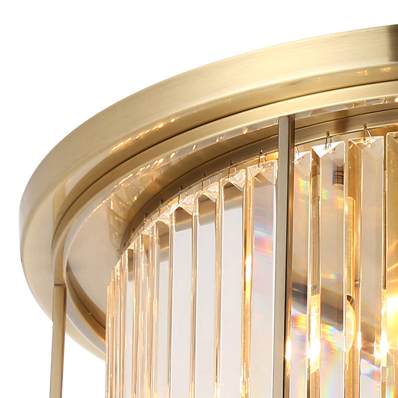 Image of Wichita 460 Crystal Flush Ceiling Light