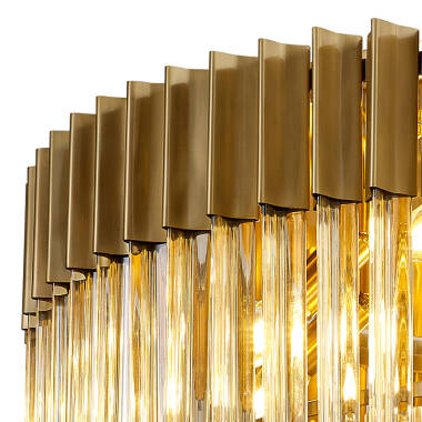 Image of Festival 800 Glass Flush Ceiling Light