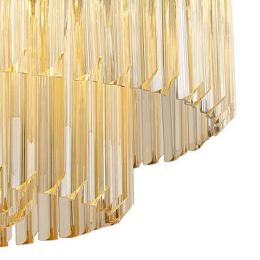 Image of Festival 800 Glass Flush Ceiling Light