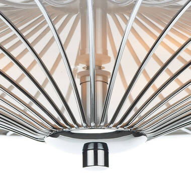 Image of Dar Oslo Flush Ceiling Light