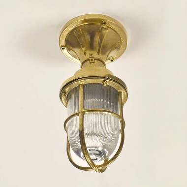 Westport Coastal Bell Outdoor Semi-Flush Ceiling Light