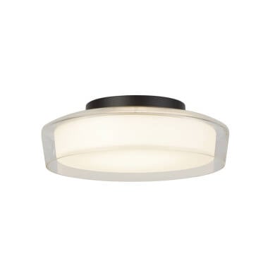 Searchlight Puck Bathroom Flush Ceiling Light