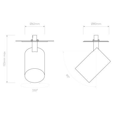 Image of Astro Aqua Recessed Single Spotlight