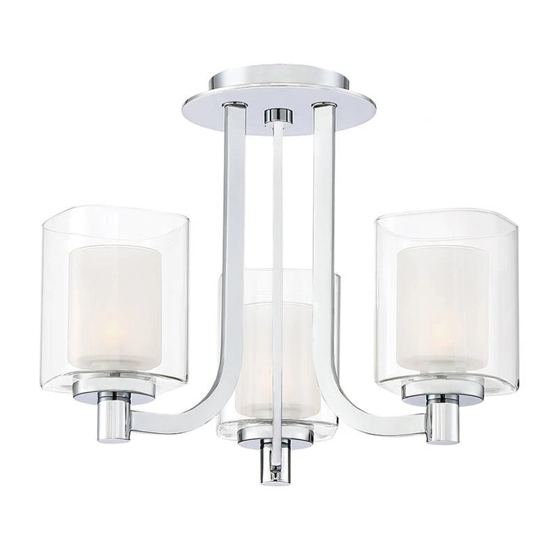 Image of Quoizel Kolt Bathroom Semi Flush Ceiling Light