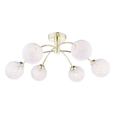 Dar Capucine Semi-Flush Ceiling Light