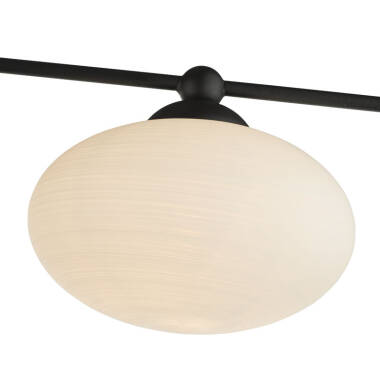 Image of Dar Jasper 5 Arm Semi-Flush Ceiling Light