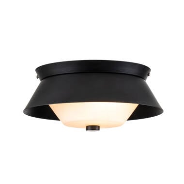Elstead Bowtie Bathroom Glass Flush Ceiling Light