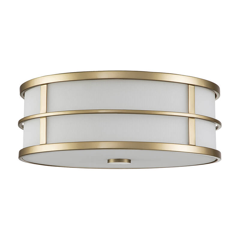 Image of Feiss Fusion Glass Flush Ceiling Light