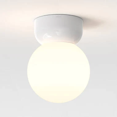 Astro Lyra Ceramic Flush Ceiling Light
