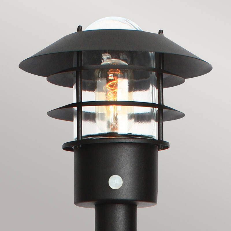 Image of Elstead Helsingor Tall Outdoor Post Light with PIR Sensor