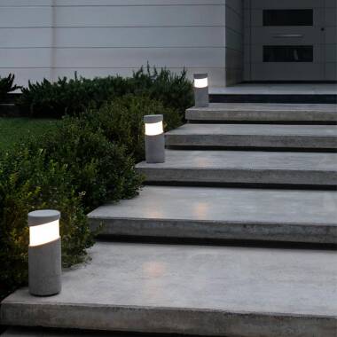 Image of Faro Barcelona Block 350 Outdoor Bollard Light
