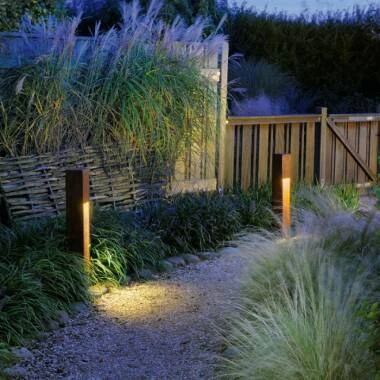 Image of SLV Rusty Slot 500 Outdoor Post Light