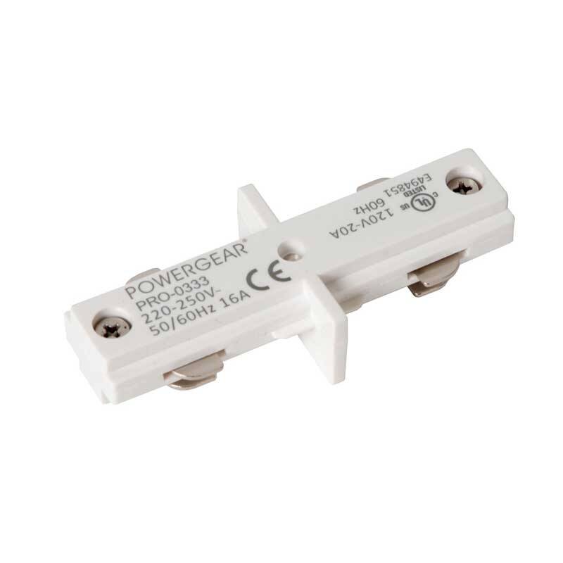 Image of Lucide 1 Circuit Track Straight Conncector