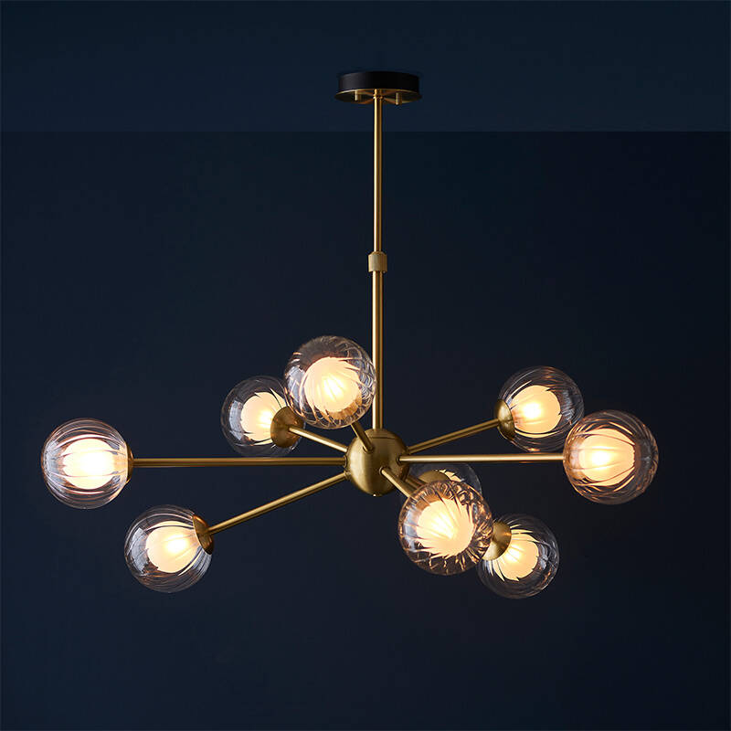 Image of Luxia Abel 9 Arm Ceiling Light