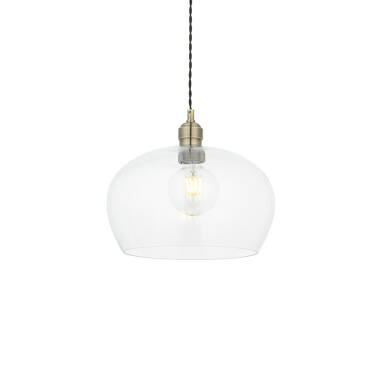 Image of Luxia Heidi Wide Glass Ceiling Pendant Light