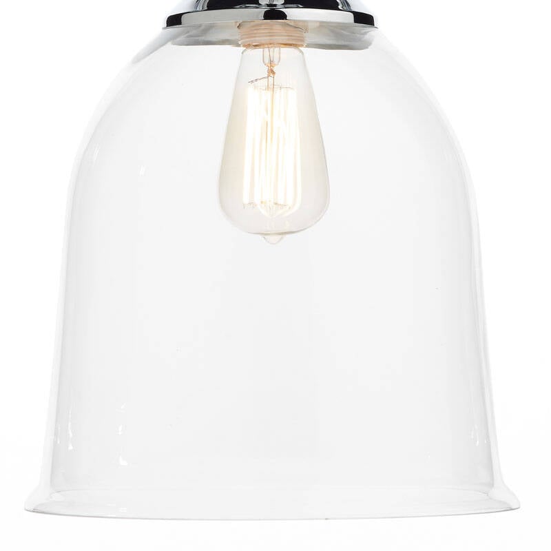 Image of Dar Nolan Dual Mount Glass Ceiling Pendant Light