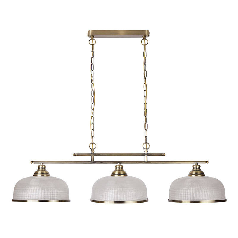 Image of Patron Glass 3 Light Ceiling Bar Pendant