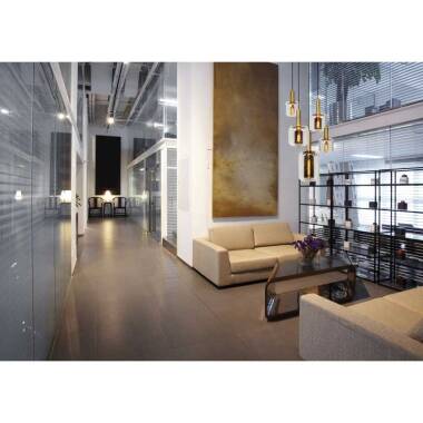 Image of Lucide Joanet 5 Light Glass Cluster Ceiling Pendant
