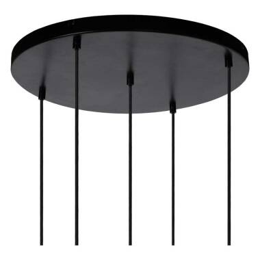 Image of Lucide Joanet 5 Light Glass Cluster Ceiling Pendant