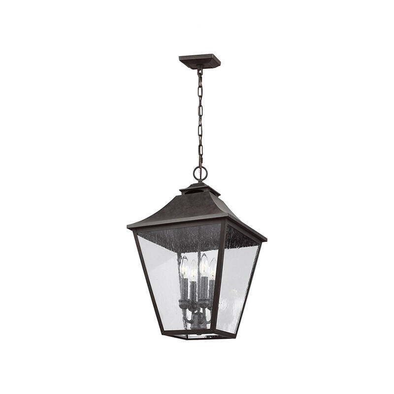 Image of Feiss Galena 4 Light Pendant Porch Lantern