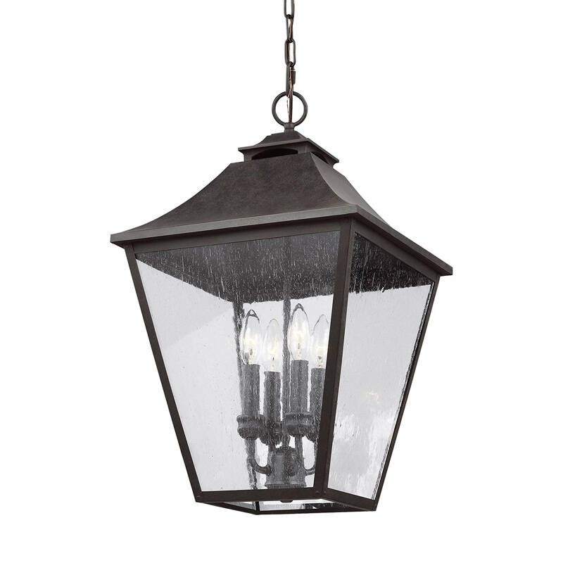Image of Feiss Galena 4 Light Pendant Porch Lantern