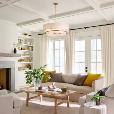 Image of Hinkley Graham 4 Light Semi-Flush Ceiling Light