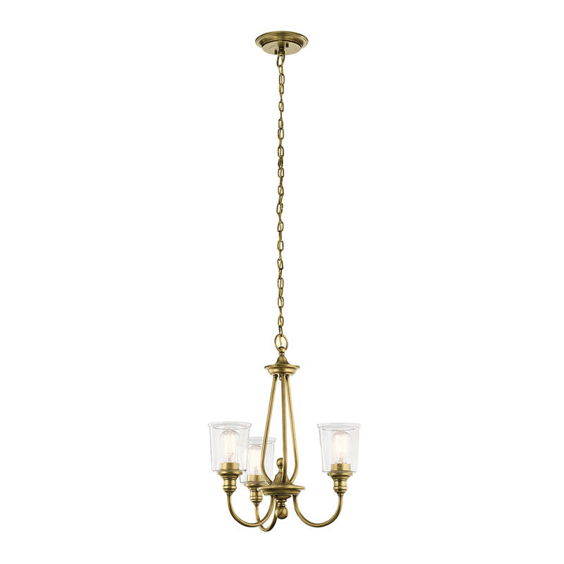 Image of Kichler Waverly 5 Light Glass Chandelier