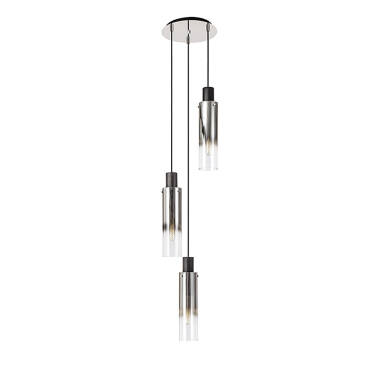 Image of Austin 3 Light Glass Cascade Ceiling Pendant